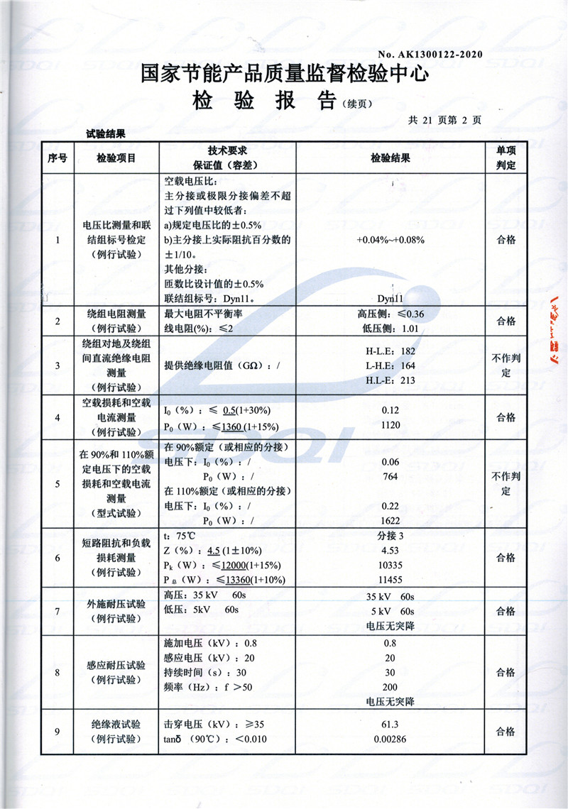 高低压试验报告-S11-1250榆阳榆阳榆阳油浸式变压器-2.jpg
